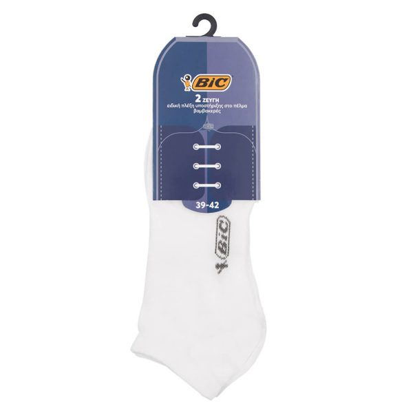 BIC LIVORNO PREMIUM ΑΝΔΡΙΚΕΣ ΚΑΛΤΣΕΣ ΣΟΣΟΝΙ ΛΕΥΚΕΣ (2 ζεύγη) 505219-20