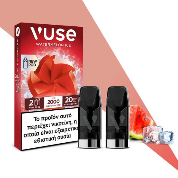 Vuse 2 Pods 2000 Watermelon Ice 20mg