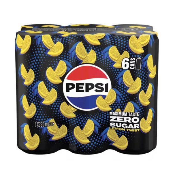 PEPSI ZERO TWIST LEMON 6x330ml ΚΟΥΤΙ