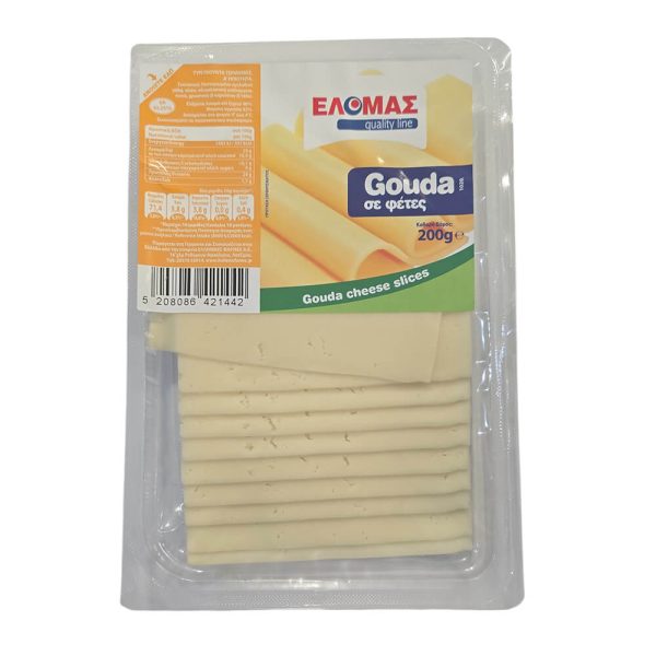 ΕΛΟΜΑΣ ΤΥΡΙ GOUDA ΣΕ ΦΕΤΕΣ 200g