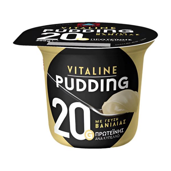 ΔΕΛΤΑ VITALINE PROTEIN PUDDING ΠΟΥΤΙΓΚΑ ΜΕ ΓΕΥΣΗ ΒΑΝΙΛΙΑΣ 200g