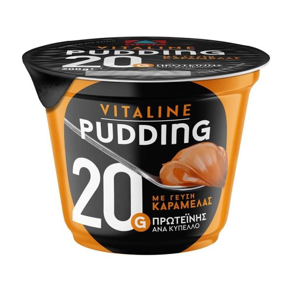ΔΕΛΤΑ VITALINE PROTEIN PUDDING ΠΟΥΤΙΓΚΑ ΜΕ ΓΕΥΣΗ ΚΑΡΑΜΕΛΑΣ 200g