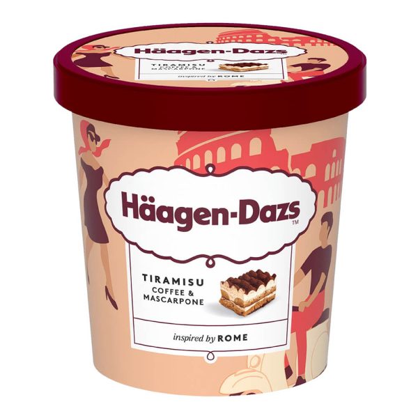 HAAGEN-DAZS ΟΙΚΟΓΕΝΕΙΑΚΟ ΠΑΓΩΤΟ 460ml TIRAMISU COFFEE & MASCARPONE