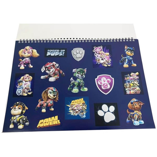 ΜΠΛΟΚ ΖΩΓΡΑΦΙΚΗΣ 23X33 40Φ. ME STICKERS PAW PATROL MIGHTY MOVIE 334-21416 - Image 2