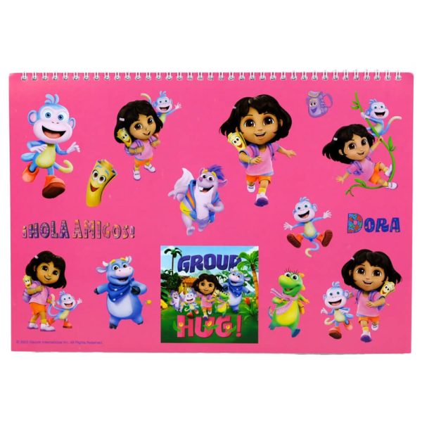 ΜΠΛΟΚ ΖΩΓΡΑΦΙΚΗΣ 23x33εκ. 40Φ. ME STICKERS DORA THE EXPLORER 345-70416 - Image 2