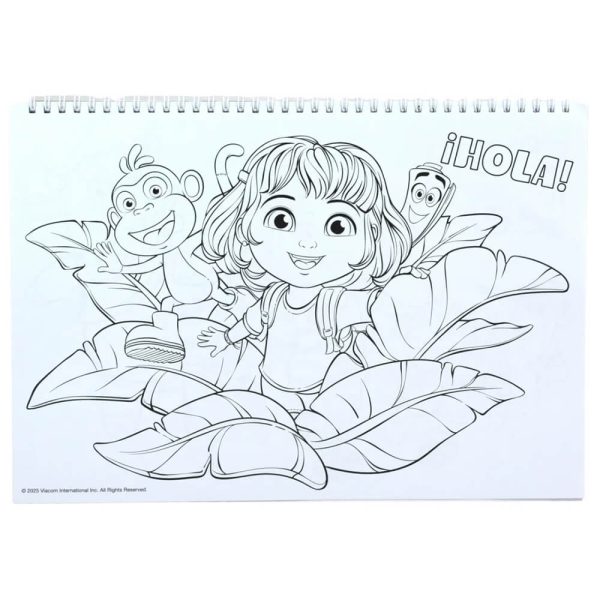 ΜΠΛΟΚ ΖΩΓΡΑΦΙΚΗΣ 23x33εκ. 40Φ. ME STICKERS DORA THE EXPLORER 345-70416 - Image 3