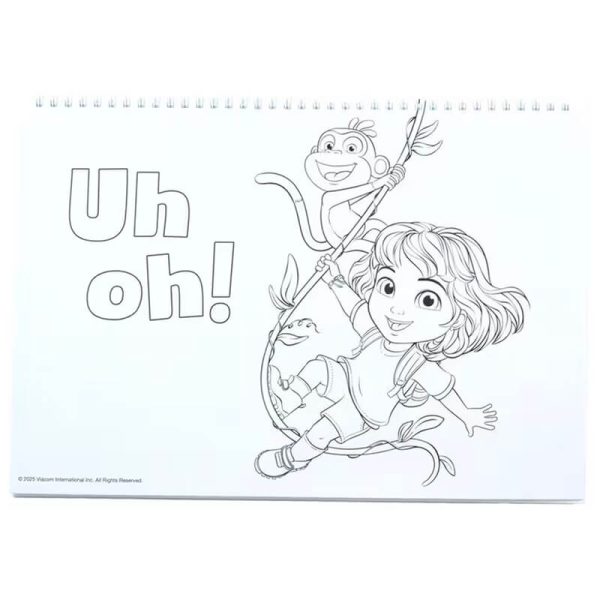 ΜΠΛΟΚ ΖΩΓΡΑΦΙΚΗΣ 23x33εκ. 40Φ. ME STICKERS DORA THE EXPLORER 345-70416 - Image 5