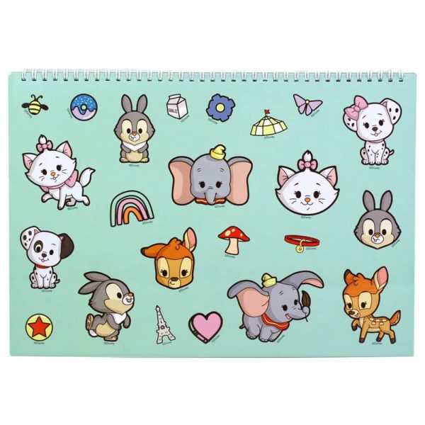 ΜΠΛΟΚ ΖΩΓΡΑΦΙΚΗΣ 23x33εκ. 40Φ. ME STICKERS DISNAY ANIMALS 341-26416 - Image 2