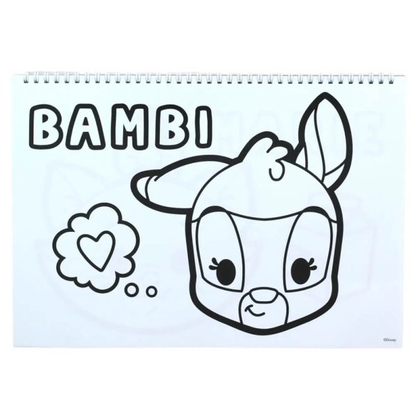 ΜΠΛΟΚ ΖΩΓΡΑΦΙΚΗΣ 23x33εκ. 40Φ. ME STICKERS DISNAY ANIMALS 341-26416 - Image 4