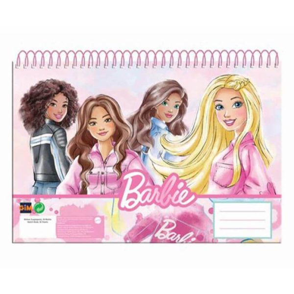 ΜΠΛΟΚ ΖΩΓΡΑΦΙΚΗΣ Α4 ΣΠΙΡΑΛ 30Φ. BARBIE 349-89413