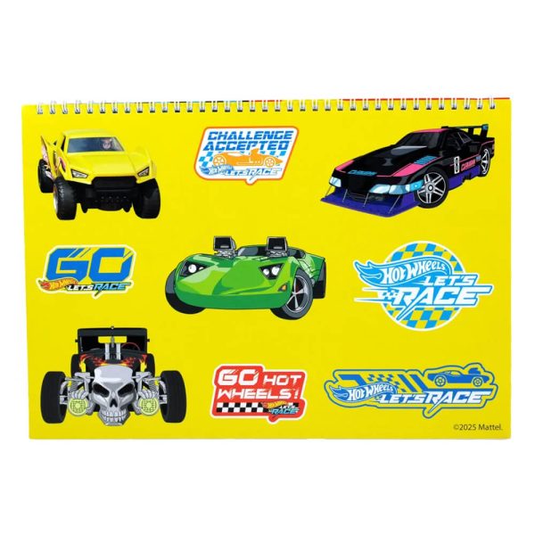 ΜΠΛΟΚ ΖΩΓΡΑΦΙΚΗΣ 23x33εκ. 40Φ. ME STICKERS HOT WHEELS 349-30416 - Image 2
