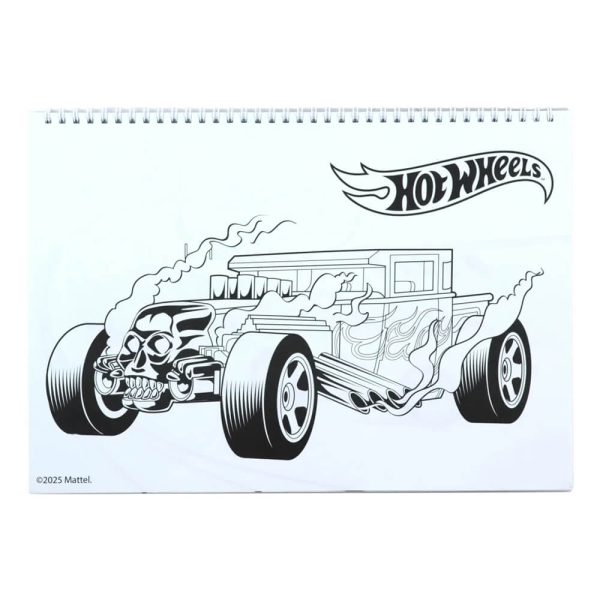 ΜΠΛΟΚ ΖΩΓΡΑΦΙΚΗΣ 23x33εκ. 40Φ. ME STICKERS HOT WHEELS 349-30416 - Image 4
