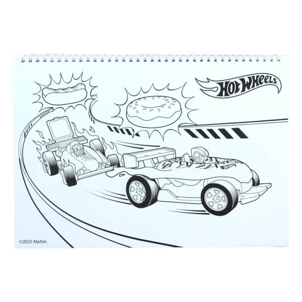 ΜΠΛΟΚ ΖΩΓΡΑΦΙΚΗΣ 23x33εκ. 40Φ. ME STICKERS HOT WHEELS 349-30416 - Image 5