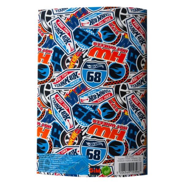 ΤΕΤΡΑΔΙΟ ΚΑΡΦΙΤΣΑ 17X25εκ. HOT WHEELS 40Φ. 349-29400 - Image 2