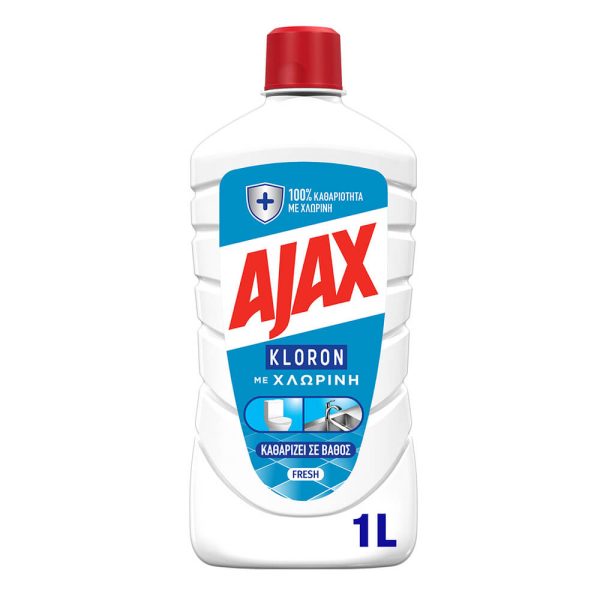 AJAX KLORON FRESH ΥΓΡΟ ΚΑΘΑΡΙΣΜΟΥ ΠΑΤΩΜΑΤΟΣ 1L