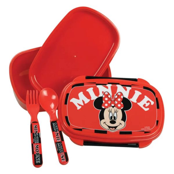 ΔΟΧΕΙΟ ΦΑΓΗΤΟΥ ΜΕ ΚΟΥΤΑΛΙ & ΠΙΡΟΥΝΙ MINNIE 553-05276 - Image 2