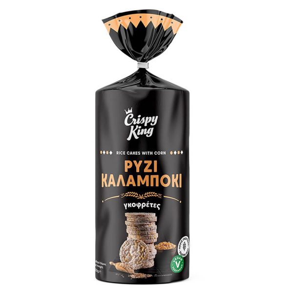 CRISPY KING ΡΥΖΟΓΚΟΦΡΕΤΕΣ 100g ΚΑΛΑΜΠΟΚΙ