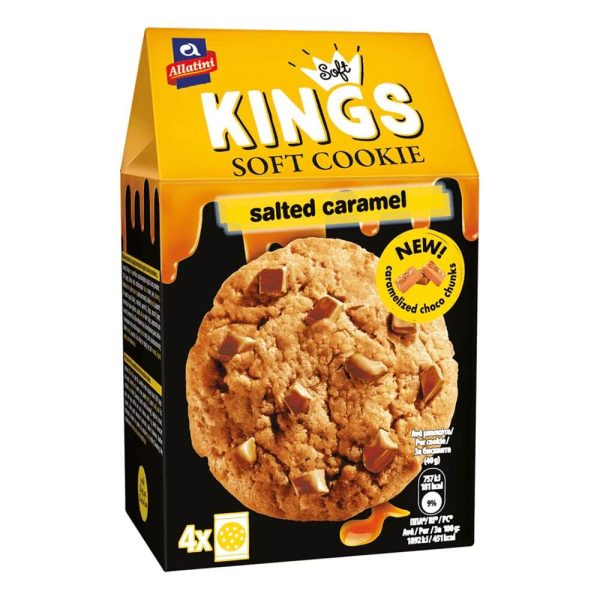 ΑΛΛΑΤΙΝΗ KINGS SOFT COOKIE 160g SALTED CARAMEL