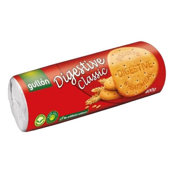 GULLON DIGESTIVE CLASSIC ΜΠΙΣΚΟΤΑ ΟΛΙΚΗΣ ΑΛΕΣΗΣ 400g