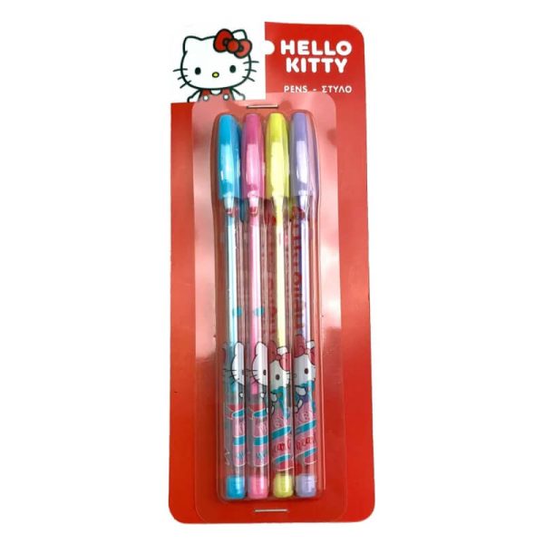 ΣΤΥΛΟ ΣΕΤ 4τεμ. HELLO KITTY SWEETHEART 335-74008