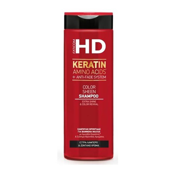 FARCOM HD KERATIN ΣΑΜΠΟΥΑΝ ΓΙΑ ΒΑΜΜΕΝΑ ΜΑΛΛΙΑ 400ml