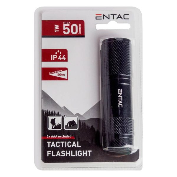 ΦΑΚΟΣ ΑΛΟΥΜΙΝΙΟΥ ENTAC LED ALU IP44 50lm EFL-9L-1W-B