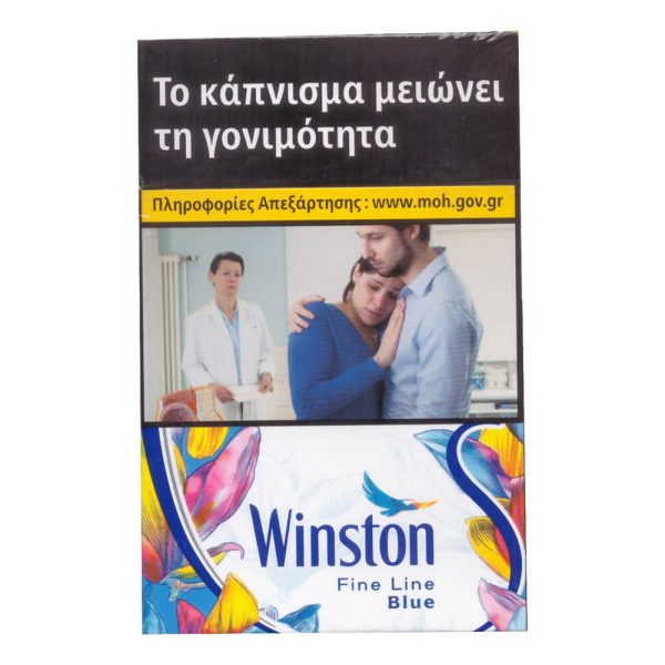 WINSTON SLIM FINE LINE BLUE 20's