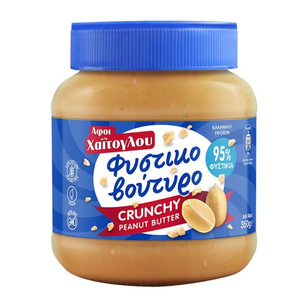 ΧΑΙΤΟΓΛΟΥ ΦΥΣΤΙΚΟΒΟΥΤΥΡΟ CRUNCHY 350g ΧΩΡΙΣ ΓΛΟΥΤΕΝΗ
