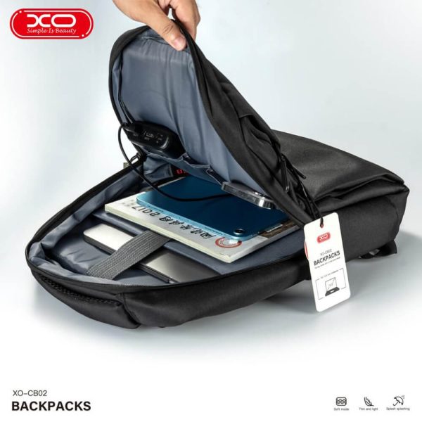 ΤΣΑΝΤΑ LAPTOP 15.6" XO CB02 ΜΑΥΡΗ - Image 3