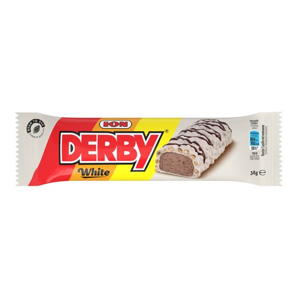 ΙΟΝ DERBY WHITE ΣΟΚΟΛΑΤΑ 38g