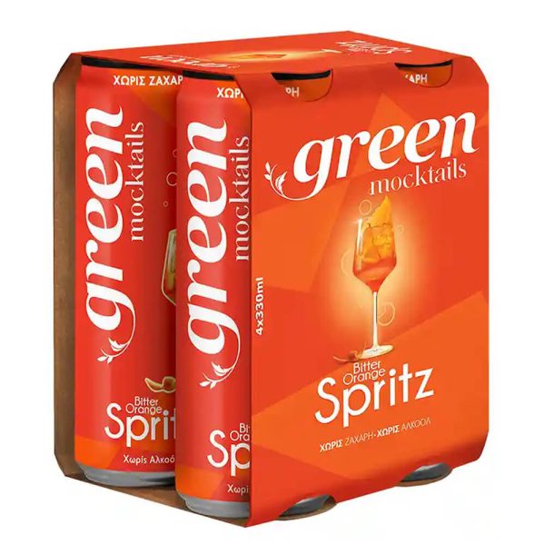GREEN MOCKTAIL 330ml BITTER ORANGE SPRITZ - Image 2