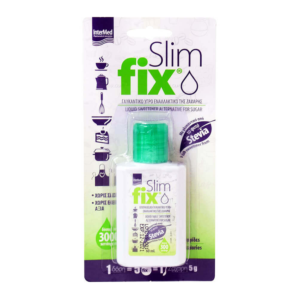 INTERMED SLIM FIX ΓΛΥΚΑΝΤΙΚΟ ΥΓΡΟ STEVIA 60ml - Image 2