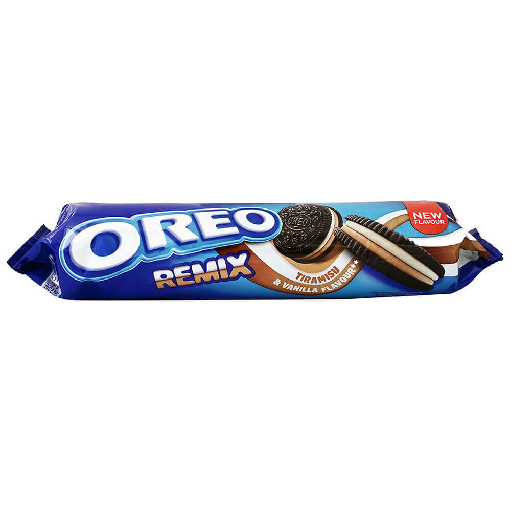 OREO REMIX ΜΠΙΣΚΟΤΑ ΓΕΜΙΣΤΑ 157g TIRAMISU & VANILLA