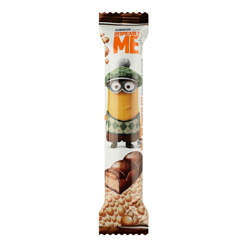 MINIONS DESPICABLE ME ΣΟΚΟΛΑΤΑ ΓΑΛΑΚΤΟΣ CARAMEL & CRUNCH 33g - Image 2