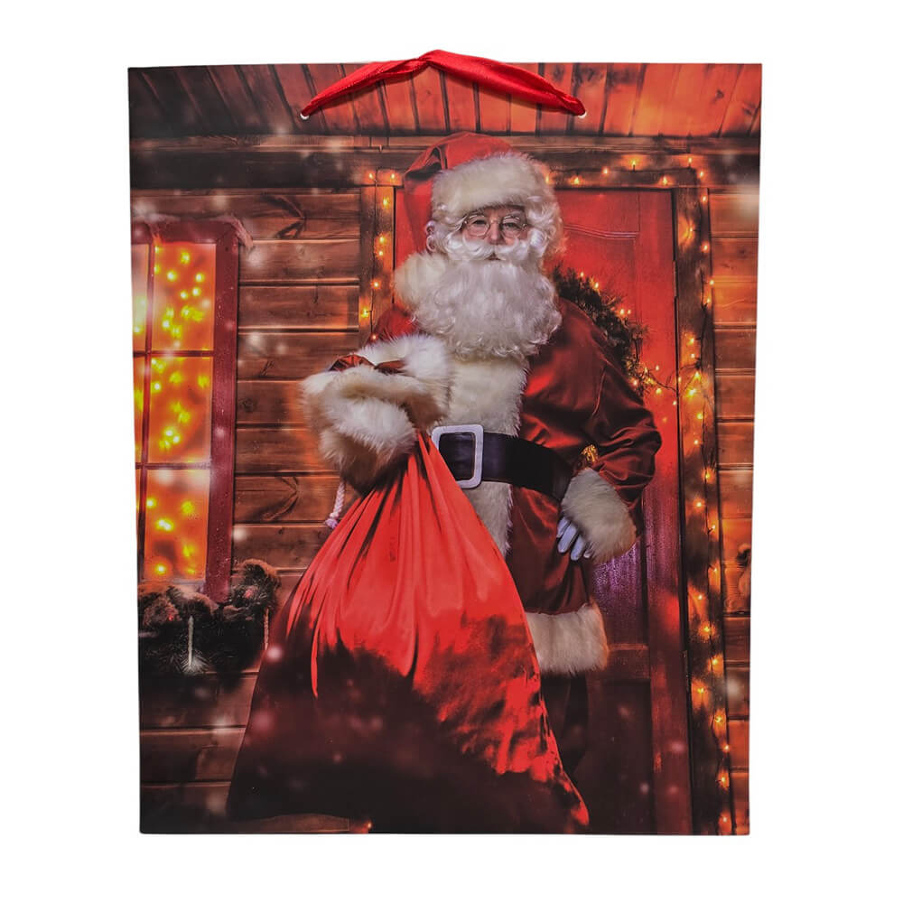 ΤΣΑΝΤΑ ΔΩΡΟΥ ΧΡΙΣΤΟΥΓΕΝΝΙΑΤΙΚΗ ΜΕ ΚΟΡΔΟΝΙ 26Χ32X10εκ. 429431