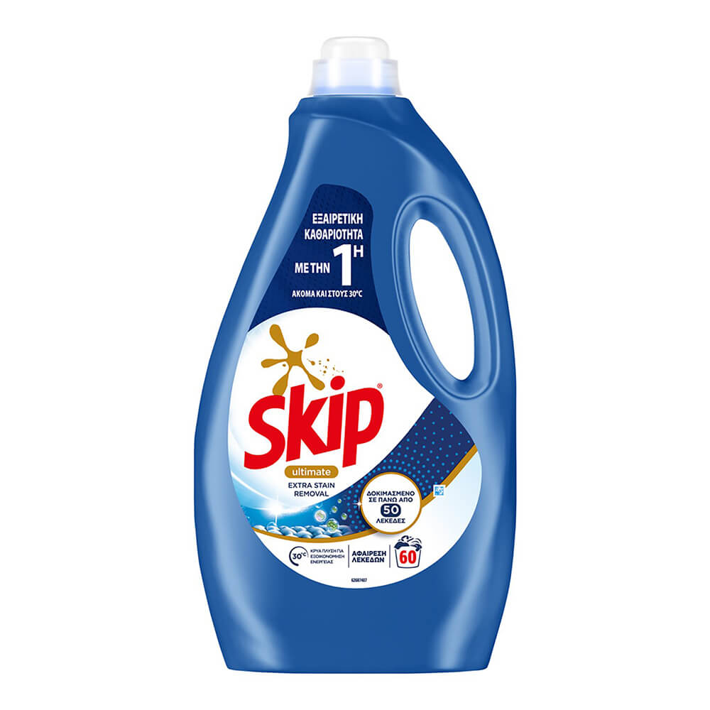 SKIP ΥΓΡΟ ΠΛΥΝΤΗΡΙΟΥ 60μεζ. ULTIMATE EXTRA STAIN REMOVAL