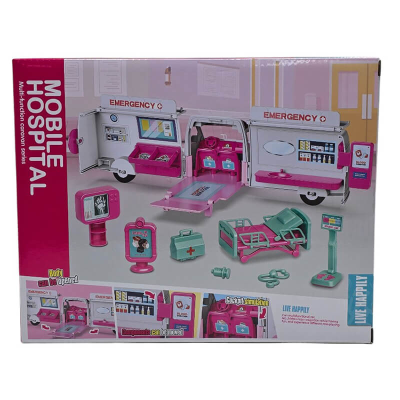 ΑΣΘΕΝΟΦΟΡΟ MOBILE HOSPITAL ΜΕ ΚΟΥΚΛΑ 27x21εκ. Νο.9045-13 - Image 4