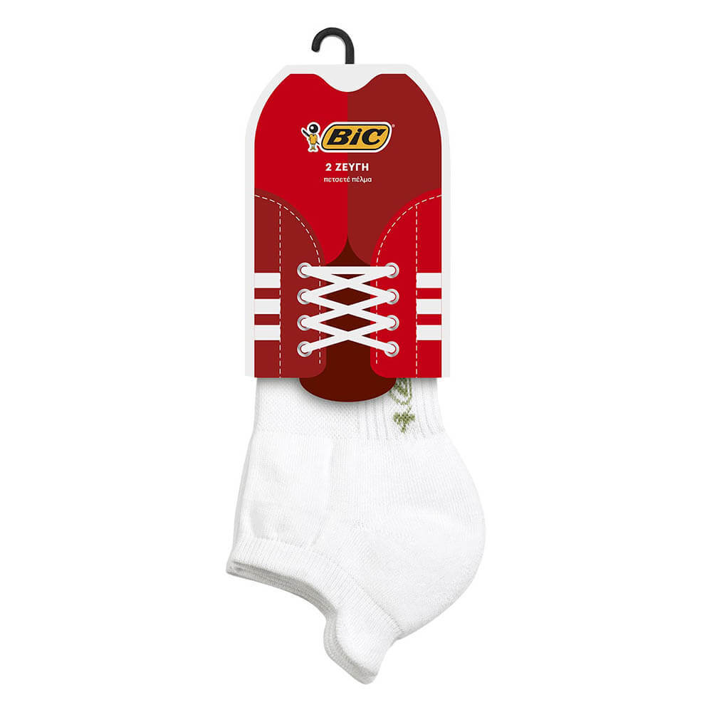 BIC AVIGLIANO ΚΑΛΤΣΕΣ ΣΟΣΟΝΙ ΠΕΤΣΕΤΕ ΛΕΥΚΕΣ (2 ζεύγη) 505244-24