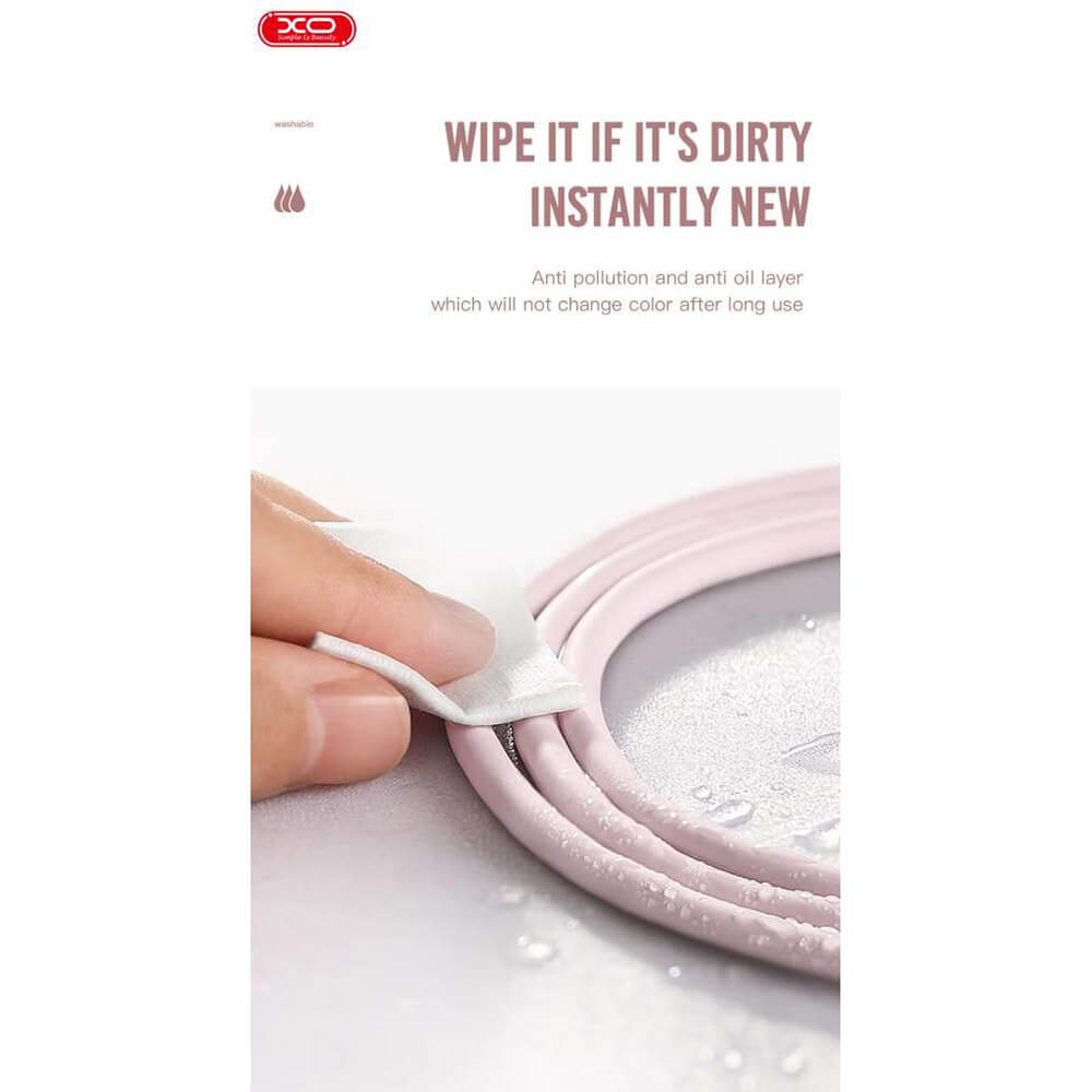 ΚΑΛΩΔΙΟ ΦΟΡΤΙΣΗΣ TYPE C to TYPE C 1m 60W ΡΟΖ XO-NBQ226B - Image 3