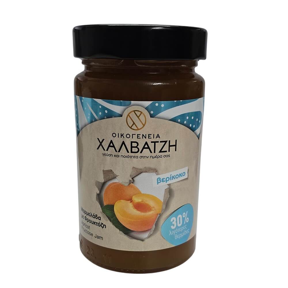 ΟΙΚΟΓΕΝΕΙΑ ΧΑΛΒΑΤΖΗ ΜΑΡΜΕΛΑΔΑ ΒΕΡΥΚΟΚΟ ΜΕ ΦΡΟΥΚΤΟΖΗ 350g