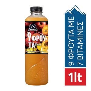 ΟΛΥΜΠΟΣ ΦΥΣΙΚΟΣ ΧΥΜΟΣ 1Lt 9 ΦΡΟΥΤΑ