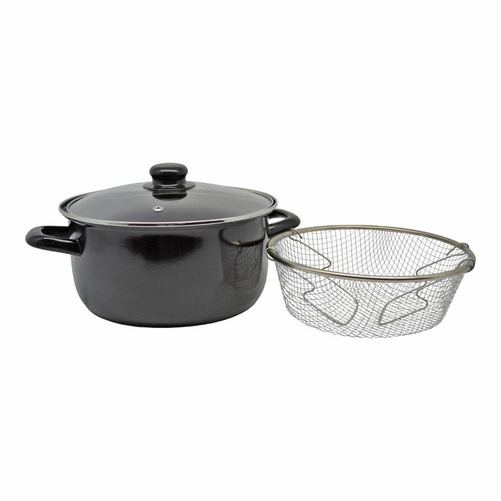 ΚΑΤΣΑΡΟΛΑ ΦΡΙΤΕΖΑ ΕΜΑΓΙΕ ΜΕ ΚΑΛΑΘΙ 24x11.5εκ. ΜΑΥΡΗ 832118 - Image 3