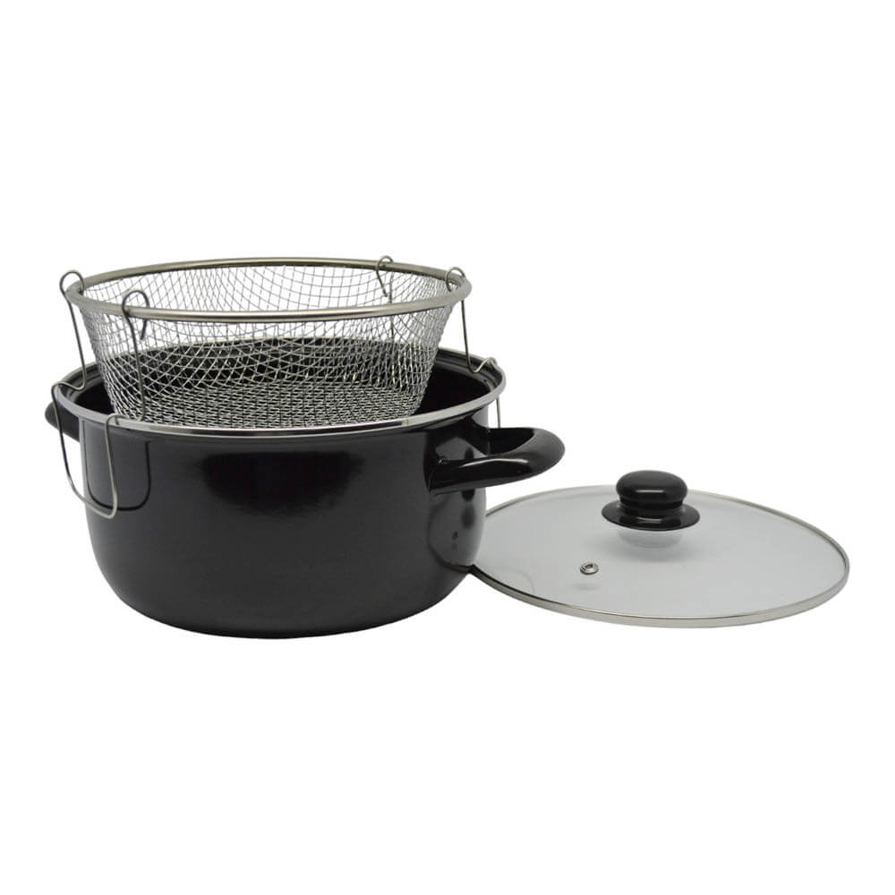 ΚΑΤΣΑΡΟΛΑ ΦΡΙΤΕΖΑ ΕΜΑΓΙΕ ΜΕ ΚΑΛΑΘΙ 24x11.5εκ. ΜΑΥΡΗ 832118 - Image 5