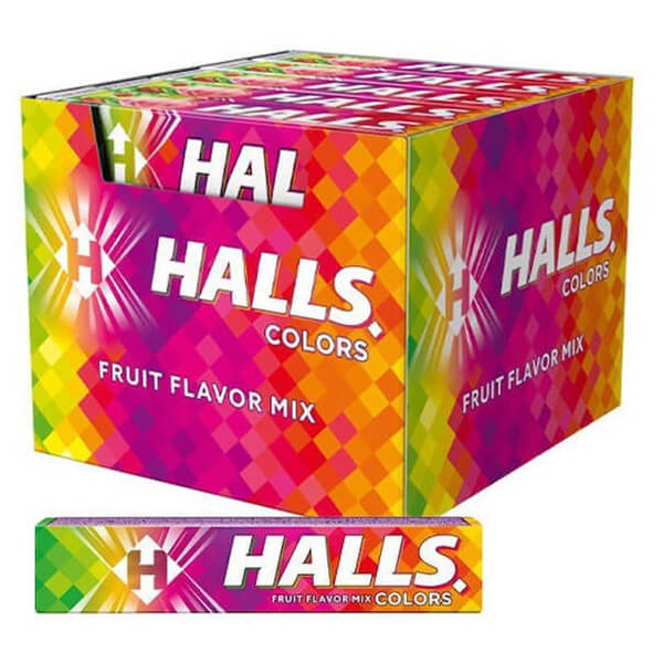 HALLS ΚΑΡΑΜΕΛΕΣ FRUIT FLAVOR MIX 33,5g - Image 2