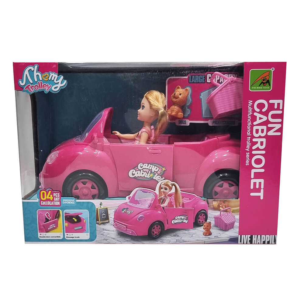 ΑΥΤΟΚΙΝΗΤΟ FUN CABRIOLET ΜΕ ΚΟΥΚΛΑ 27,5x19εκ. Νο.9045-2 - Image 3