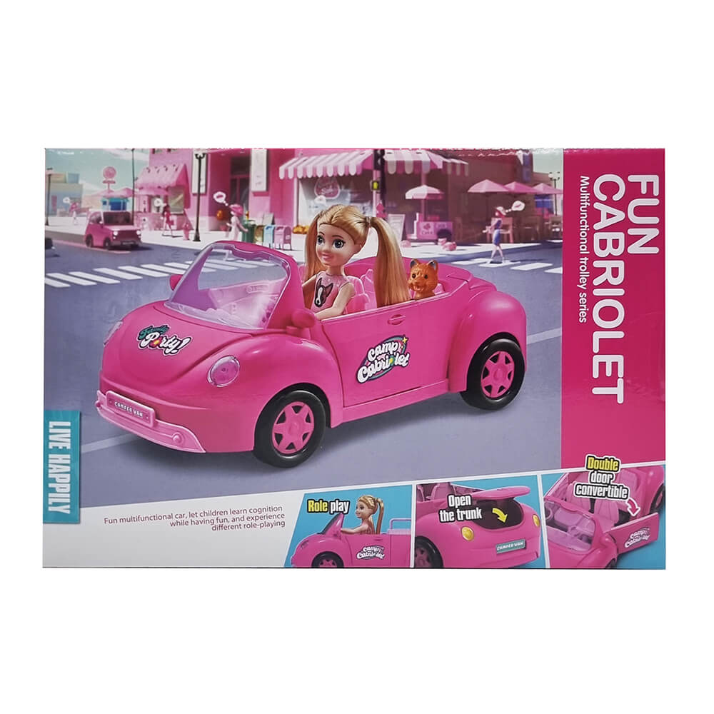 ΑΥΤΟΚΙΝΗΤΟ FUN CABRIOLET ΜΕ ΚΟΥΚΛΑ 27,5x19εκ. Νο.9045-2 - Image 4