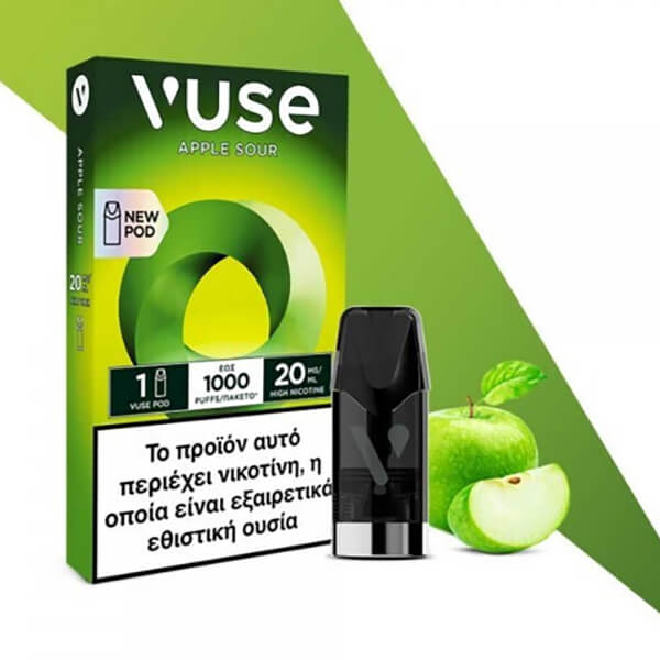 Vuse Pod 1000 Green Apple 20mg - Image 2