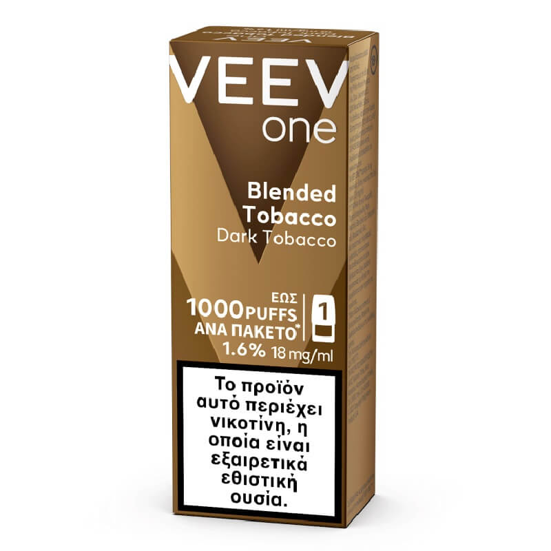 VEEV ONE Pod 1000puffs Blended Tobacco 1.6% 18mg