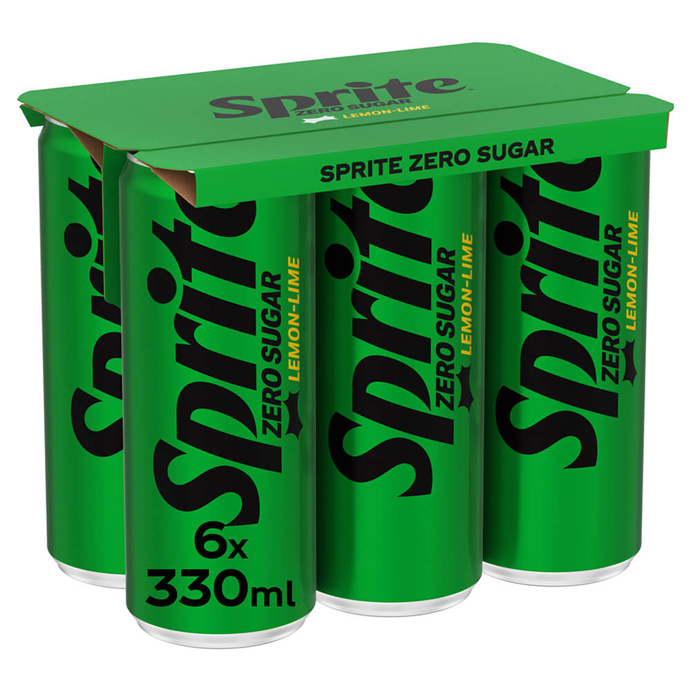 SPRITE ZERO SUGAR ΑΝΑΨΥΚΤΙΚΟ ΣΕ ΚΟΥΤΙ ΣΕΤ 6x330ml