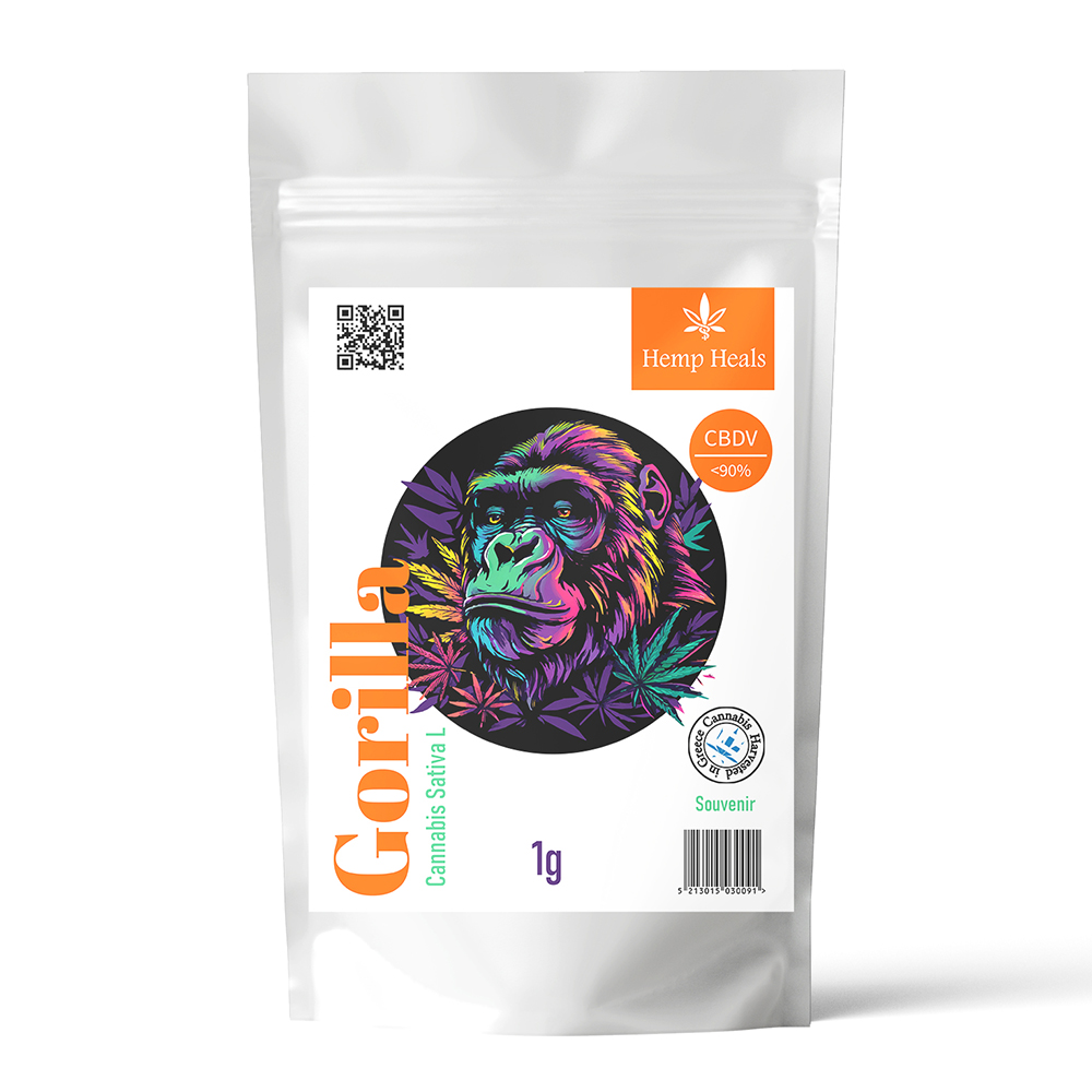 HEMP HEALS CBDV <95% GORILLA ΑΝΘΟΣ ΚΑΝΝΑΒΗΣ 1g